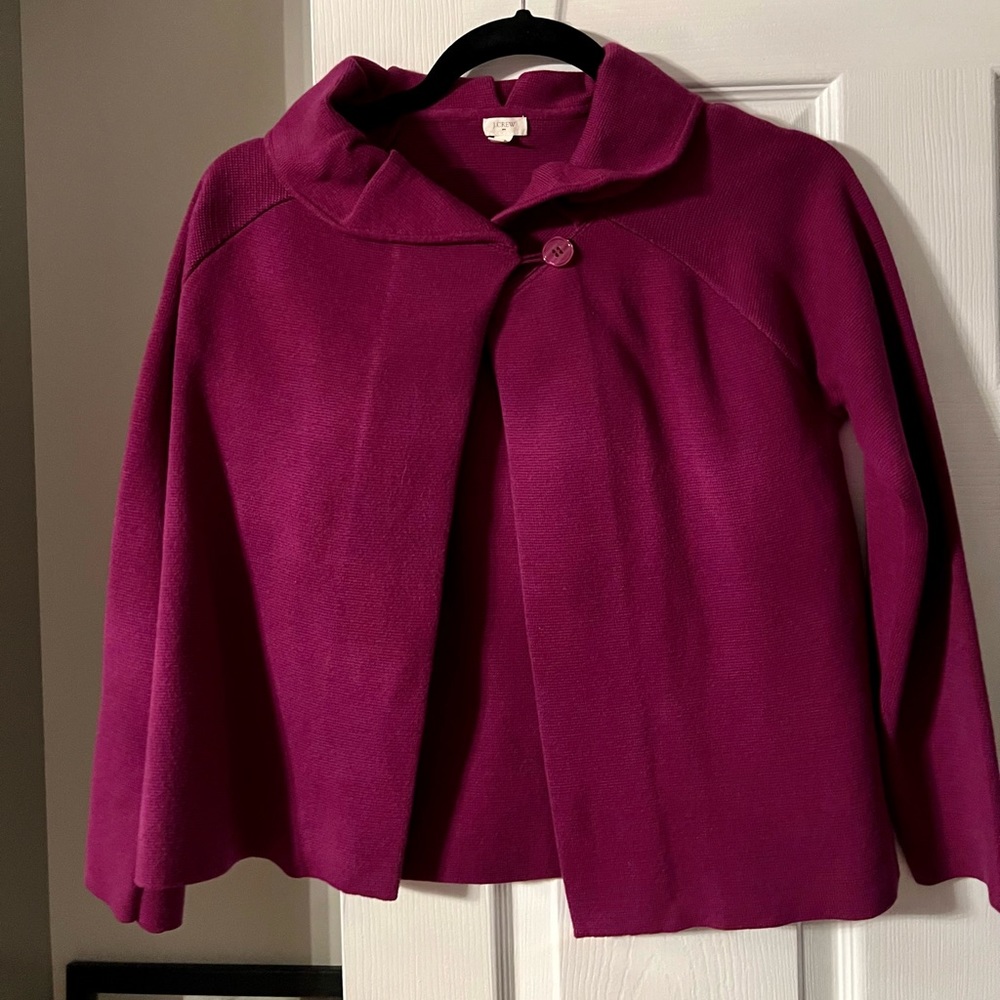 J Crew Sweater purple cranberry